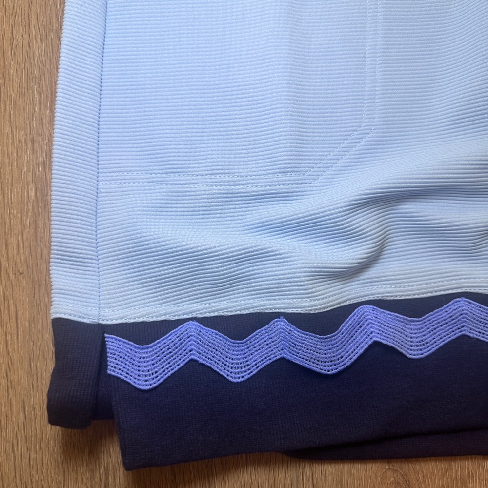 Simply Southern Womens Drew Dress Blue Sleeveless Half Zip Ribbed Sporty M NWT - Picture 12 of 15